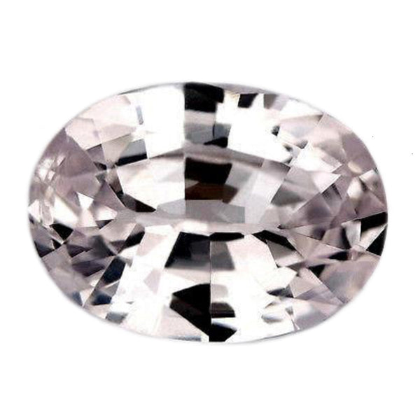 0.96ct Certified Natural White Sapphire