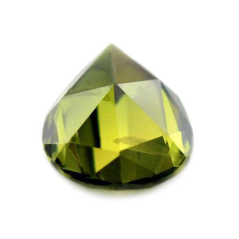 0.76ct Certified Natural Green Sapphire
