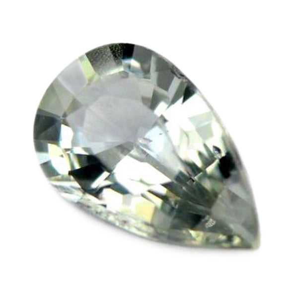 0.36ct Certified Natural White Sapphire