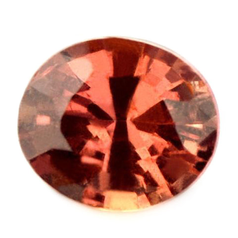 0.87ct Certified Natural Orange Sapphire