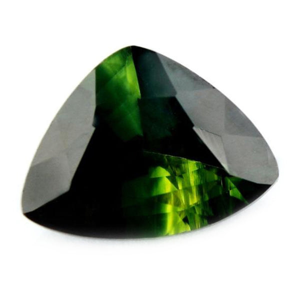 1.23 ct Certified Natural Green Sapphire