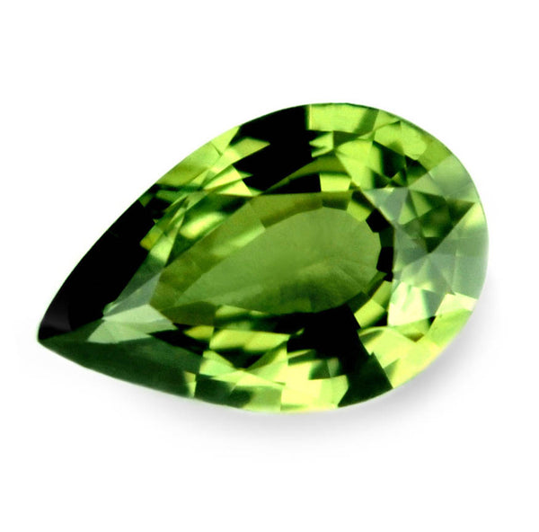 0.99ct Certified Natural Green Sapphire