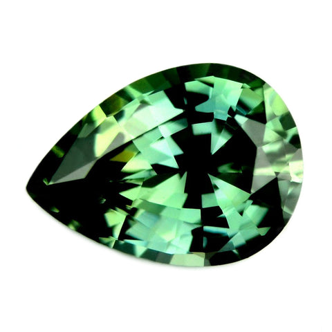 0.69ct Certified Natural Green Sapphire