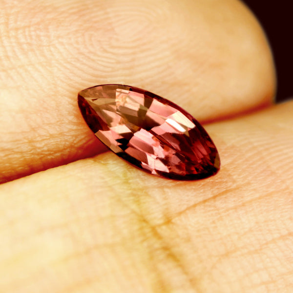 0.91ct Certified Natural Rose Pink Ruby