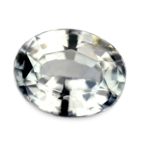 1.23ct Certified Natural White Sapphire