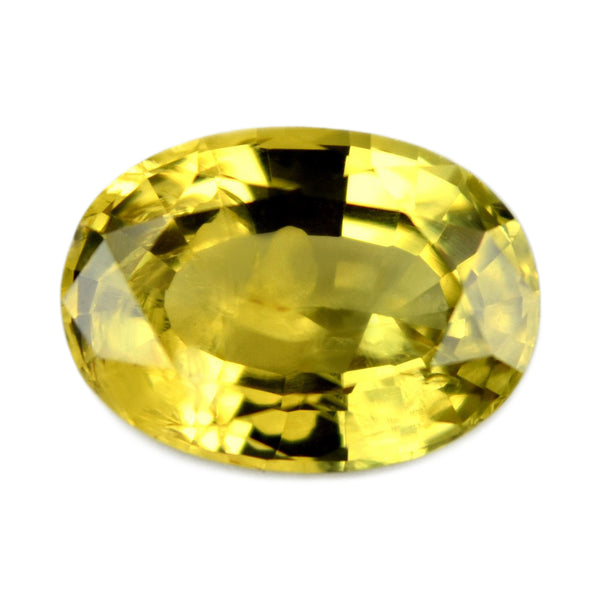1.27ct Certified Natural Yellow Sapphire