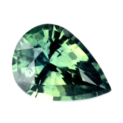 0.73ct Certified Natural Green Sapphire