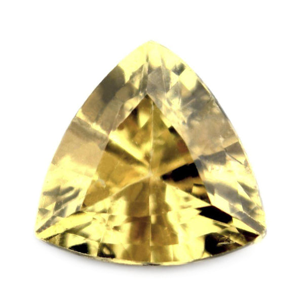 0.71ct Certified Natural Yellow Sapphire