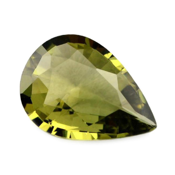 0.96ct Certified Natural Green Sapphire