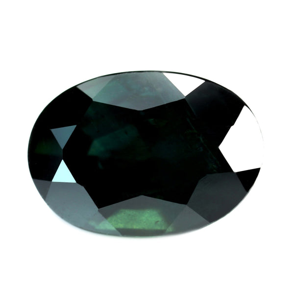 3.39ct Certified Natural Green Sapphire