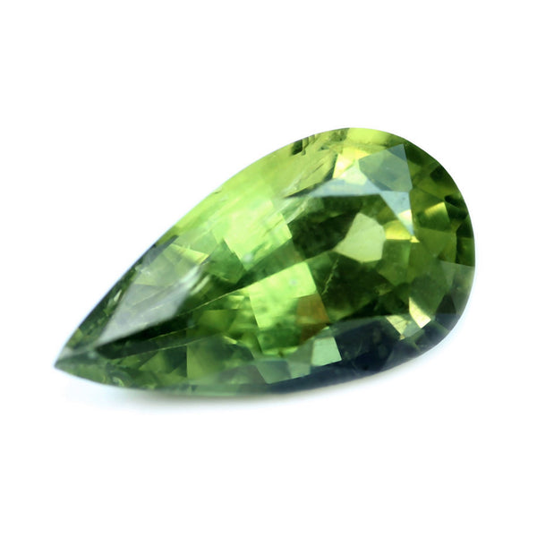 1.54ct Certified Natural Green Sapphire