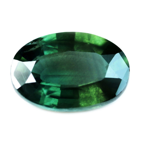 1.35ct Certified  Natural Green Sapphire