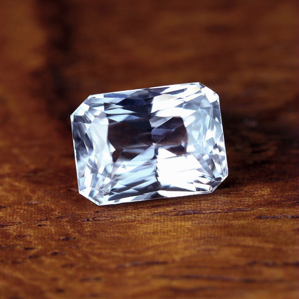 1.69ct Certified Natural White Sapphire