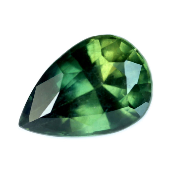 1.76ct Certified Natural Green Sapphire