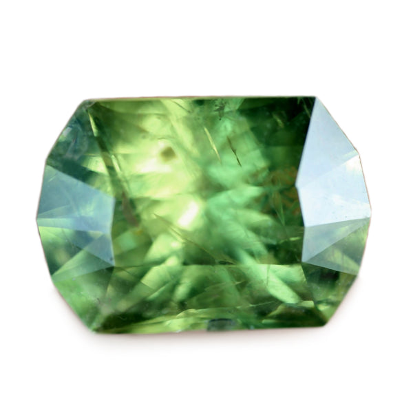4.12ct Certified Natural Green Sapphire