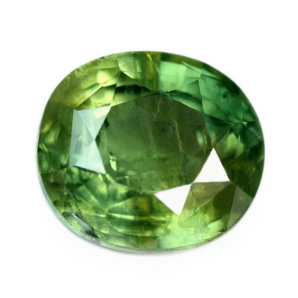 2.35ct Certified Natural Green Sapphire