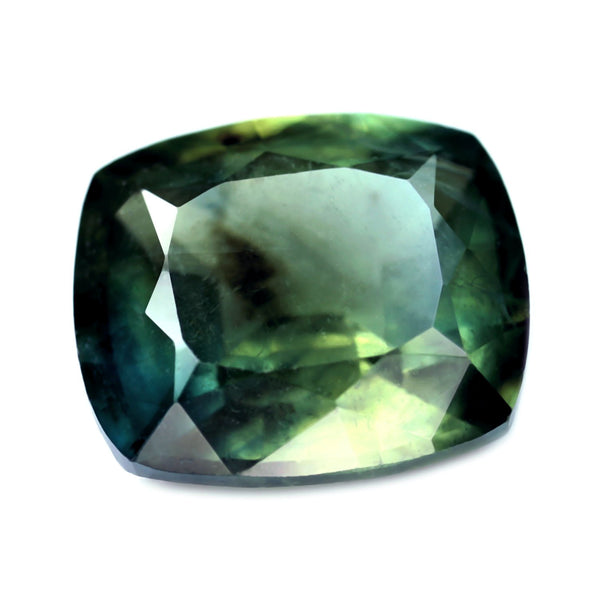 1.63ct Certified Natural Green Sapphire