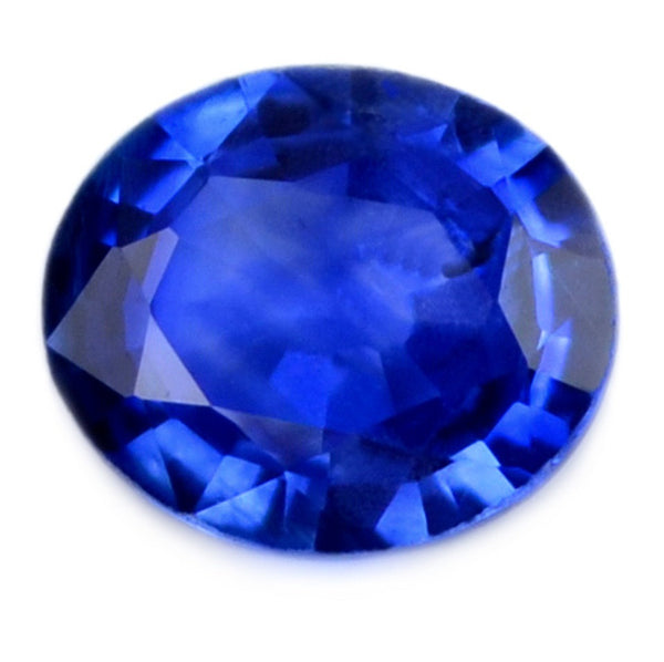 Certified Natural 4.6mm Ceylon Blue Sapphire, VVS Clarity - sapphirebazaar - 1