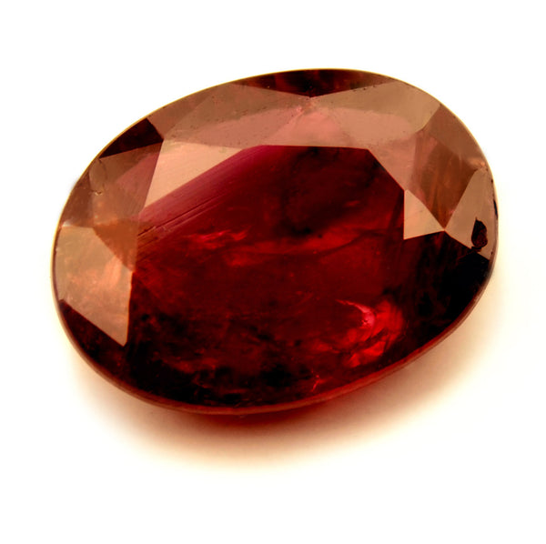 Certified Natural 1.57ct Unheated Ruby, Oval Cut - sapphirebazaar - 1