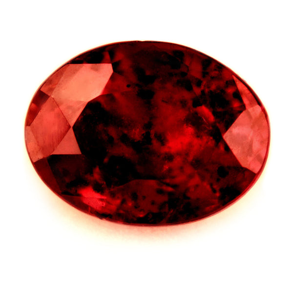 Certified Natural Untreated 0.93ct Ruby, Oval Cut - sapphirebazaar - 1