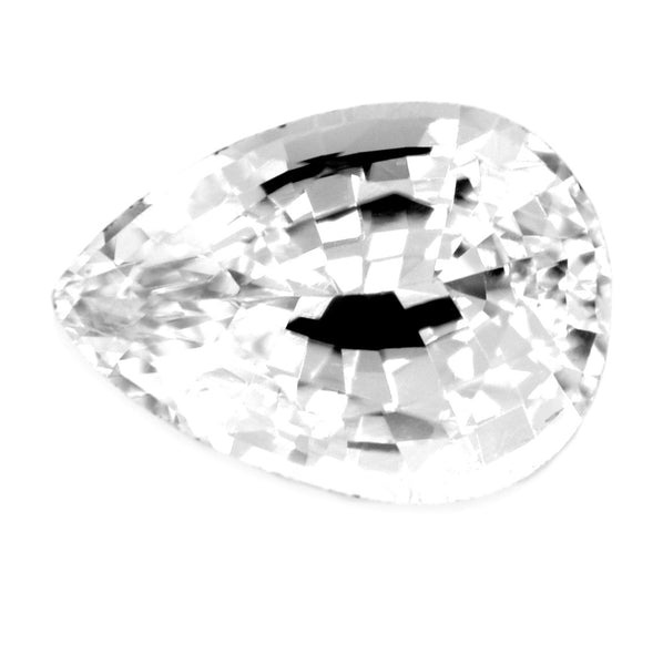 1.07 ct Certified Natural White Sapphire