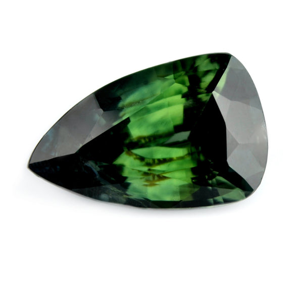 1.80 ct Certified Natural Green Sapphire