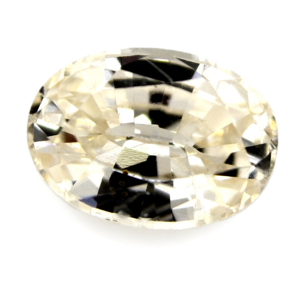 1.20 ct Certified Natural White Sapphire