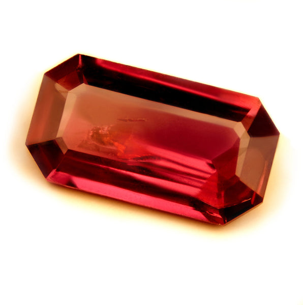 Certified Natural 0.79ct Untreated Emerald Cut Ruby, VS Clarity - sapphirebazaar - 1