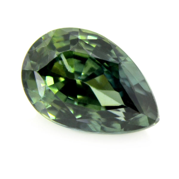 1.42ct Certified Natural Green Sapphire