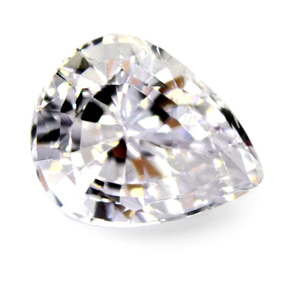 1.07 ct Certified Natural White Sapphire