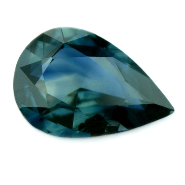 0.57 ct Certified Natural Teal Sapphire