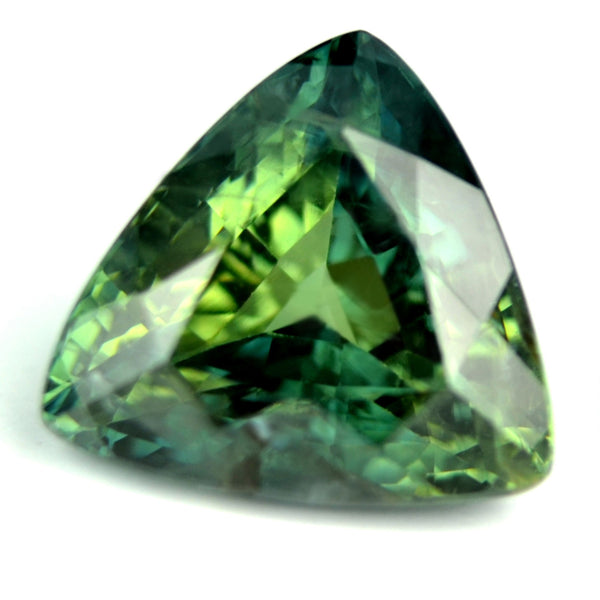 3.26 ct Certified Natural Green Sapphire - sapphirebazaar - 1