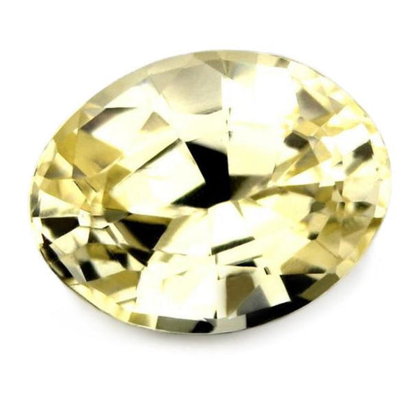 0.87ct Certified Natural Yellow Sapphire