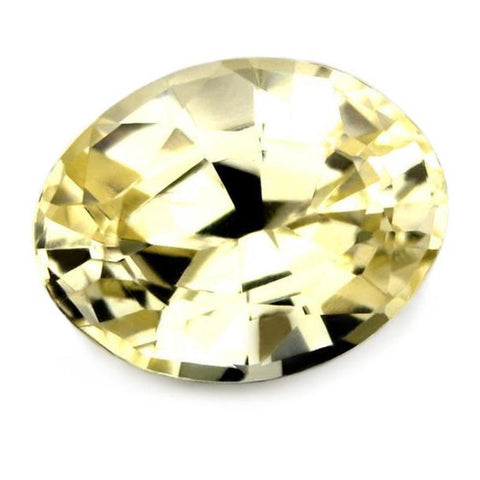 0.87ct Certified Natural Yellow Sapphire