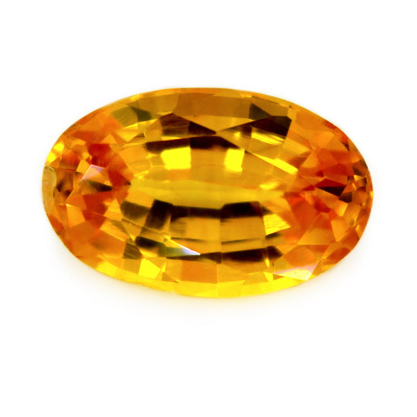 0.85 ct Certified Natural Yellow Sapphire