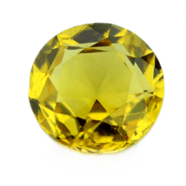 0.36 ct Certified Natural Yellow Sapphire