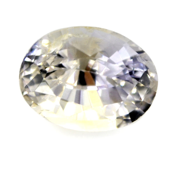 1.26 ct Certified Natural White Sapphire