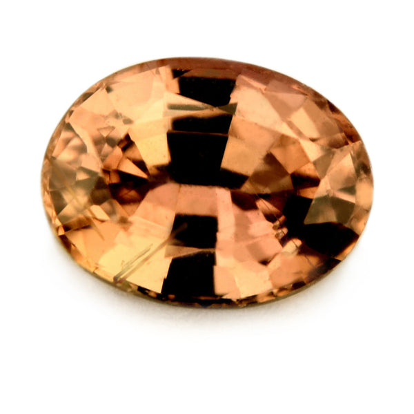 Certified Natural 0.98ct Unheated Peach Sapphire, VS - sapphirebazaar - 1