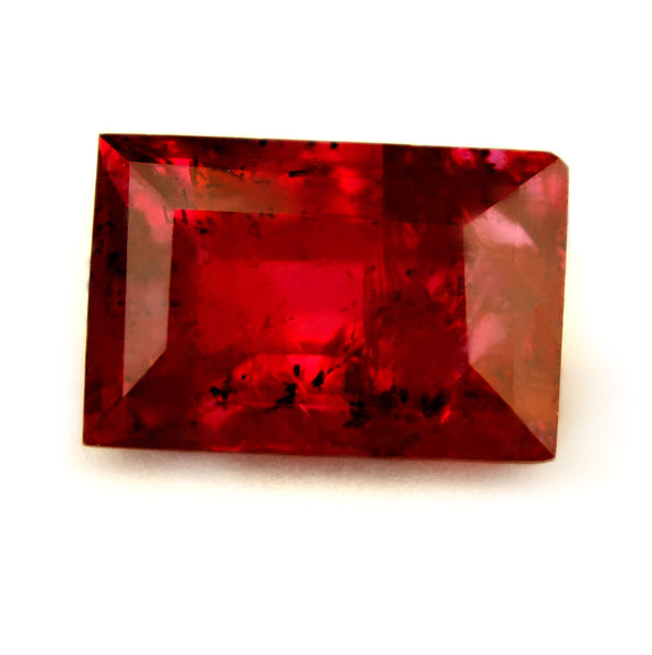 Certified Natural 1.38ct Ruby, Baguette Cut - sapphirebazaar - 2