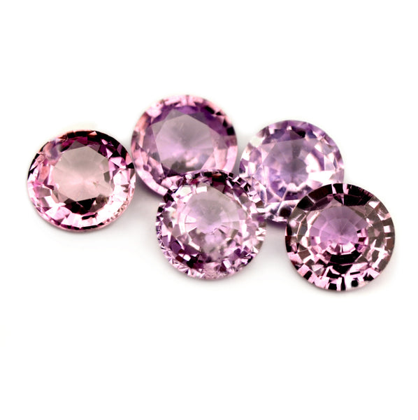 2.04 ct Certified Natural Pink Sapphires Set - sapphirebazaar - 1