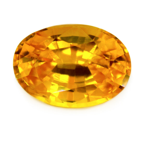 0.98 ct Certified Natural Yellow Sapphire
