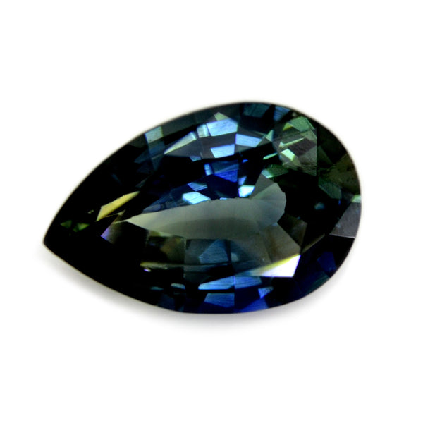1.03ct Certified Natural Teal Sapphire