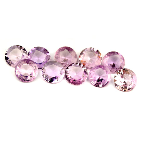 Certified Natural 2.96ct Matching Pink Round Sapphires - sapphirebazaar - 1