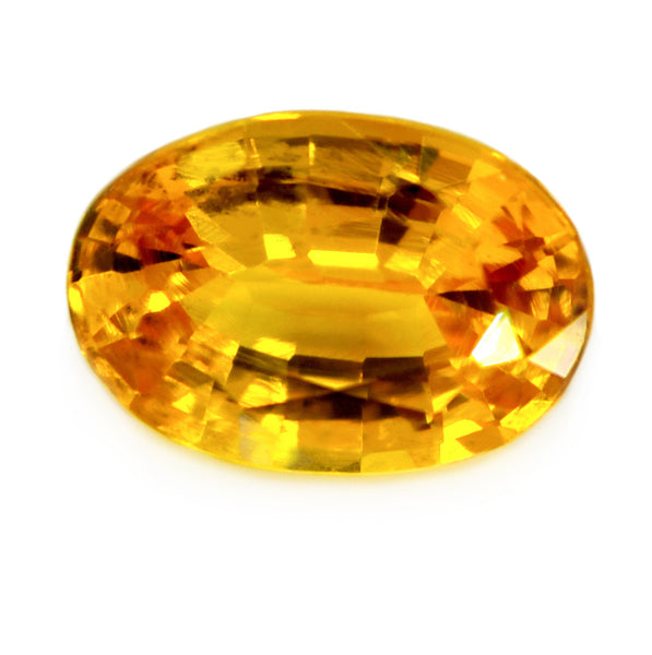 0.77 ct Certified Natural Yellow Sapphire