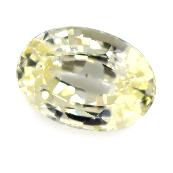 1.02ct Certified Natural White Sapphire