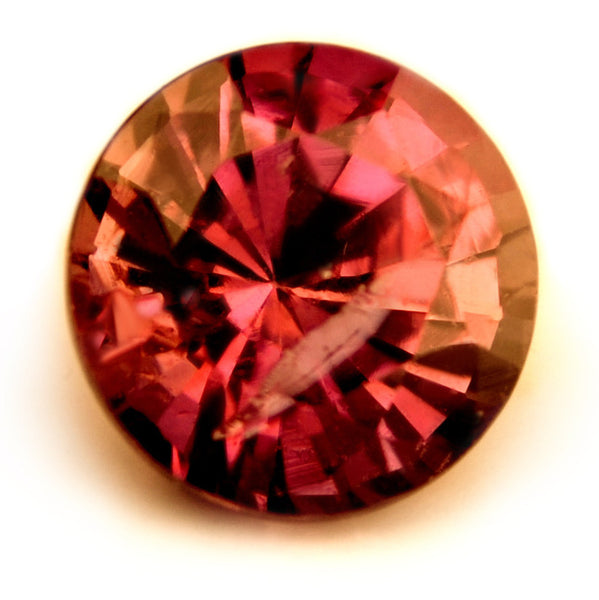 Certified Natural 0.74ct Untreated Ruby, 5mm Round Cut - sapphirebazaar - 1