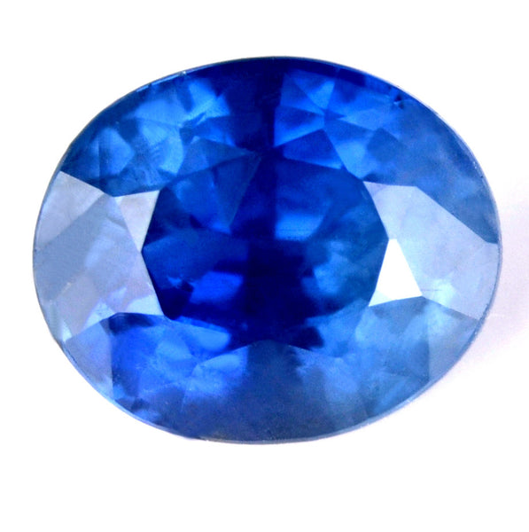 Certified 1.19ct Natural Cornflower Blue Ceylon Sapphire SI Clarity - sapphirebazaar - 1