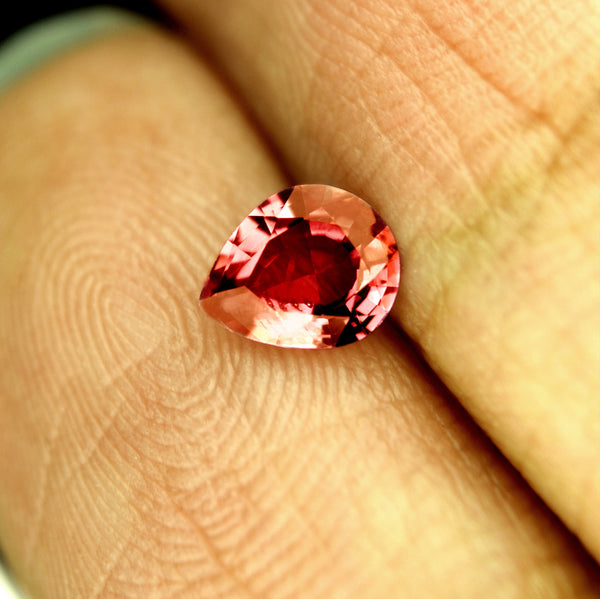 Certified Natural 0.42ct Untreated Ruby, Pear Cut - VVS Clarity - sapphirebazaar - 3