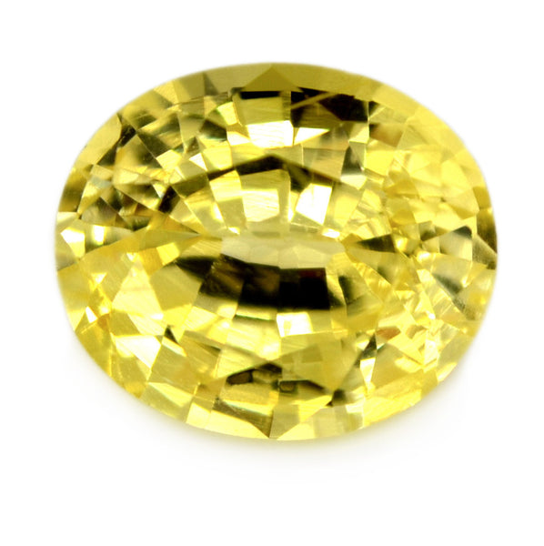 0.91 ct Certified Natural Yellow Sapphire