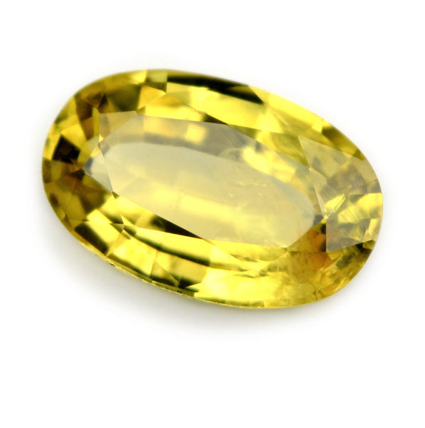 Certified Natural 1.37ct Yellow Sapphire, VS Clarity - sapphirebazaar - 1